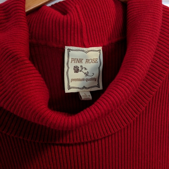 Cranberry turtleneck dress - Picture 2 of 6